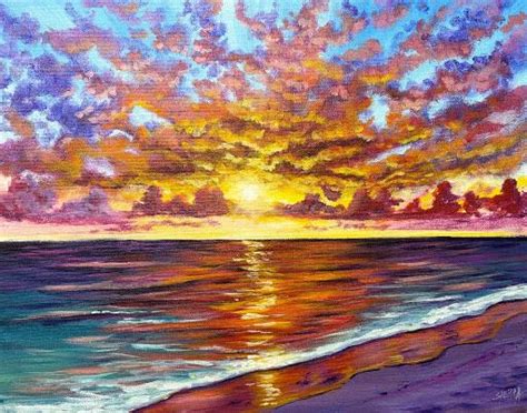 How to Paint a Sunset with Acrylics: And Why Bananas Might Be the Secret Ingredient