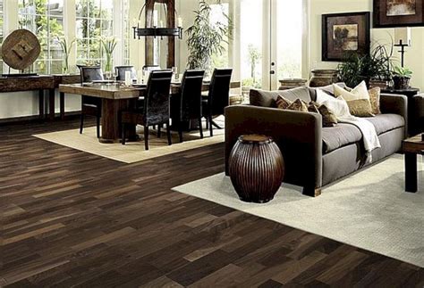 Living Room What Furniture Goes with Dark Wood Floors: A Symphony of Style and Contrast